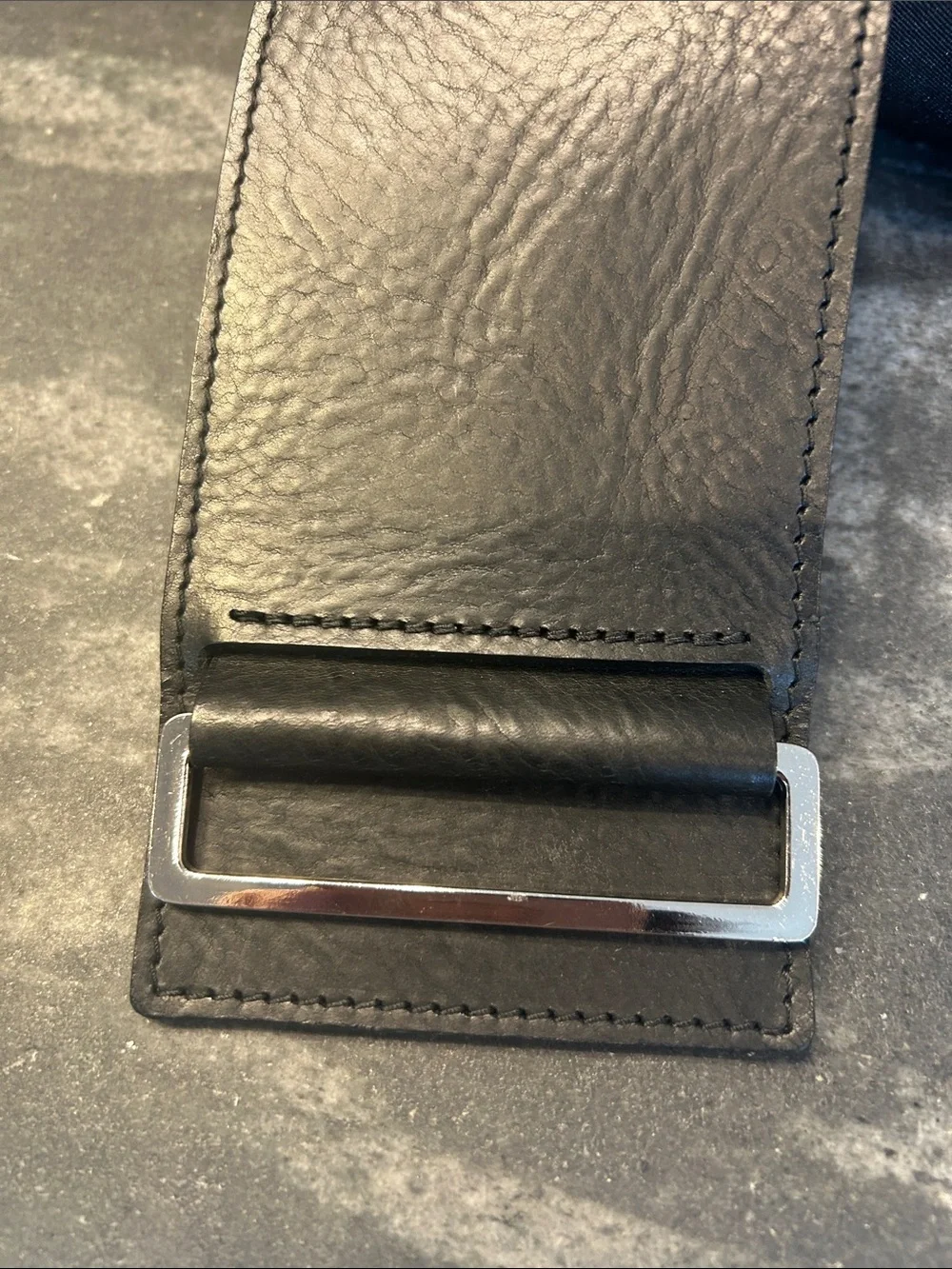 Brave Black Leather Belt